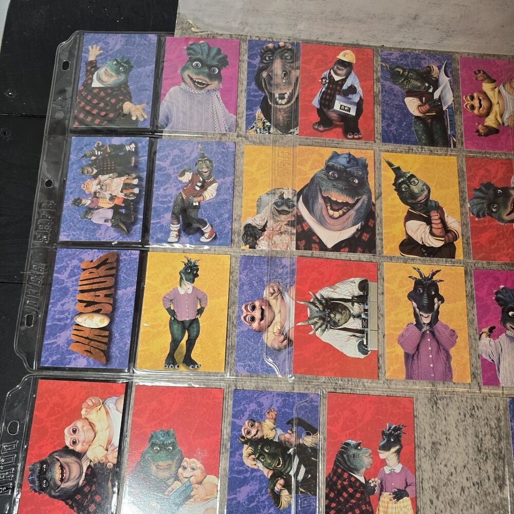 1992 Pro Set Dinosaurs Full Set 1-50 Plus 10 Puzzle Cards And 5 Trivia Cards - Picture 3 of 10